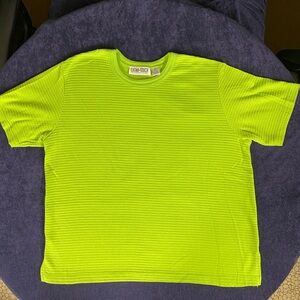 Extra Touch Bright Green Ribbed women’s Shirt (655)